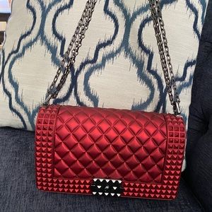 Shein Red Rubber Crossbody Bag